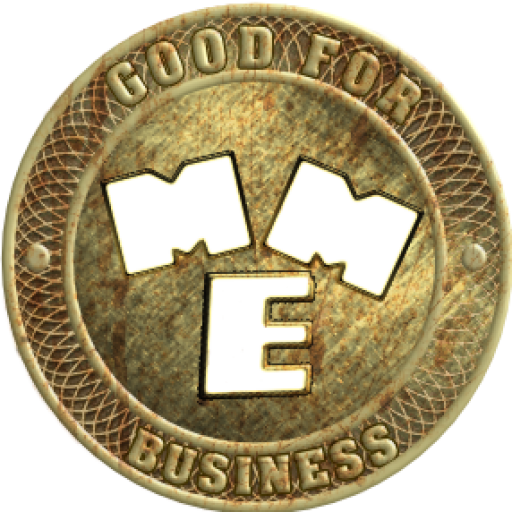 MME Subway Token - A coin similar to NYC tokens, but with MME engraved in the middle and "Good for" on the top with "business" on the bottom